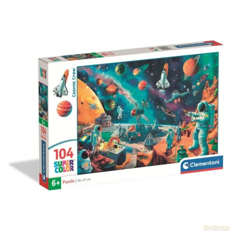 CLEMENTONI 104 el. SUPER KOLOR Cosmic Crew [PUZZLE]