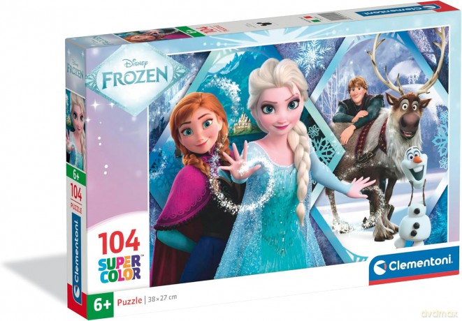 CLEMENTONI 104 el. SUPER KOLOR Frozen [PUZZLE]