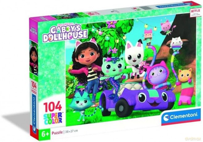 CLEMENTONI 104 el. SUPER KOLOR Gabbys Dollhouse [PUZZLE]