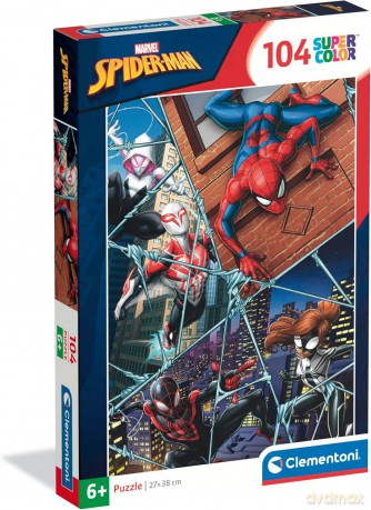 CLEMENTONI 104 el. SUPER KOLOR Spider-Man [PUZZLE]