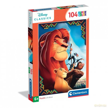 CLEMENTONI 104 el. SUPER KOLOR The Lion King [PUZZLE]