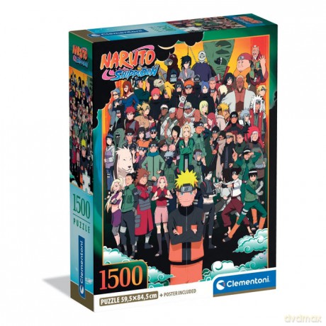 CLEMENTONI 1500 el. COMPACT Naruto Shippuden [PUZZLE]