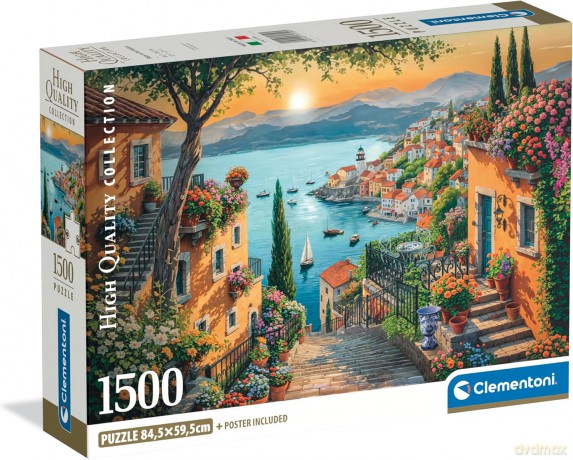 CLEMENTONI 1500 el. COMPACT Steps to the Harbor [PUZZLE]