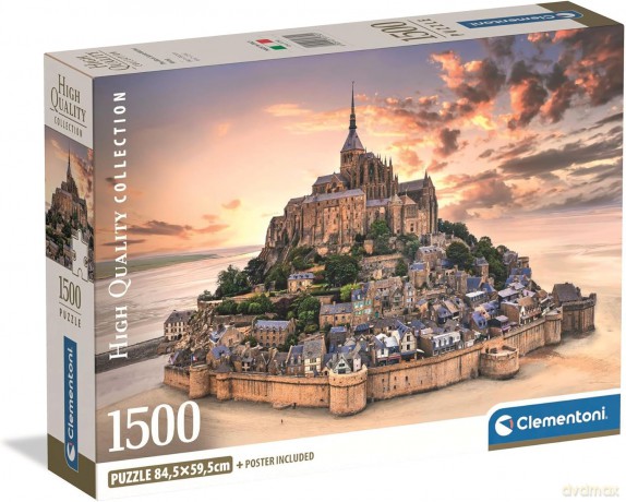 CLEMENTONI 1500 el. COMPACT The Mount Saint-Michel Rising [PUZZLE]