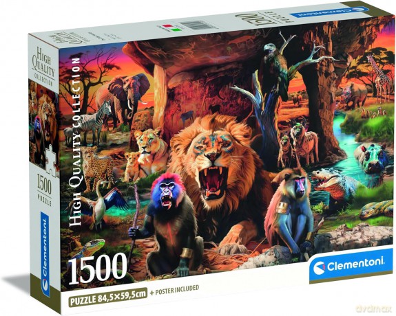 CLEMENTONI 1500 el. COMPACT The Tribal Society [PUZZLE]