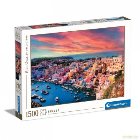 CLEMENTONI 1500 el. HQ Picturesque Procida Island [PUZZLE]