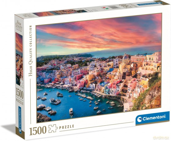 CLEMENTONI 1500 el. HQ Picturesque Procida Island [PUZZLE]