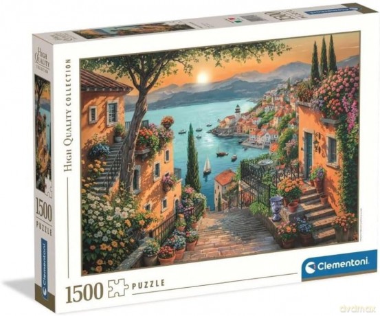 CLEMENTONI 1500 el. HQ Steps to the Harbor [PUZZLE]