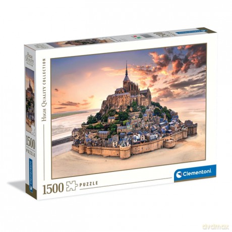 CLEMENTONI 1500 el. HQ The Mount Saint-Michel Rising [PUZZLE]