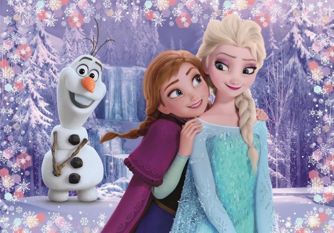 CLEMENTONI 2 x 20 el. SUPER KOLOR Frozen [PUZZLE]
