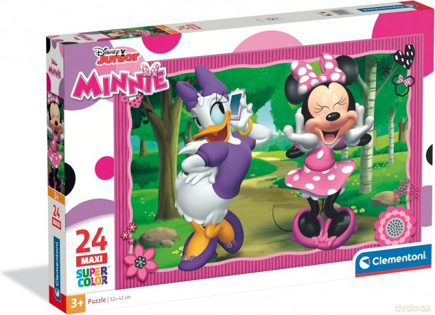 CLEMENTONI 24 el. MAXI SUPER KOLOR Minnie [PUZZLE]