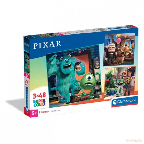 CLEMENTONI 3 x 48 el. SUPER Pixar [PUZZLE]