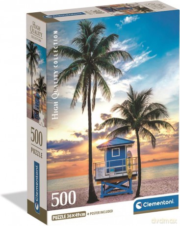 CLEMENTONI 500 el. COMPACT Miami Beach, Florida [PUZZLE]