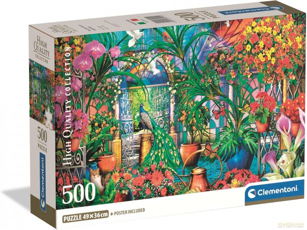 CLEMENTONI 500 el. COMPACT The Greenhouse Caretakers [PUZZLE]