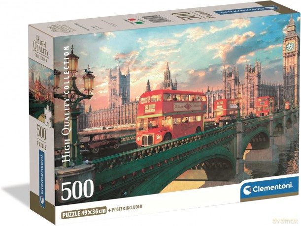 CLEMENTONI 500 el. COMPACT Westminster Bridge [PUZZLE]