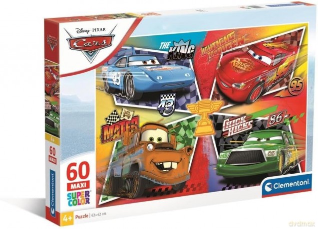 CLEMENTONI 60 el. MAXI SUPER KOLOR Cars [PUZZLE]