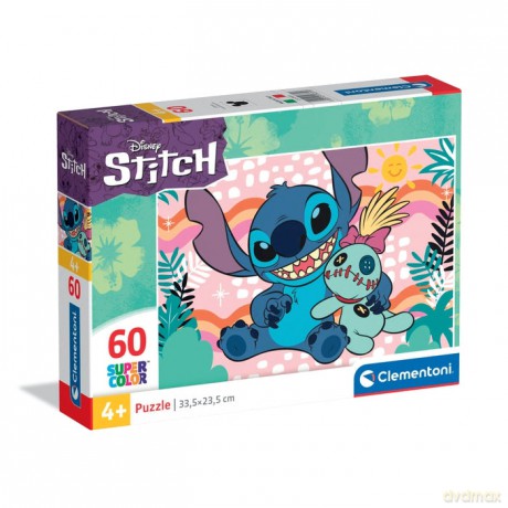 CLEMENTONI 60 el. SUPER KOLOR Stitch [PUZZLE]