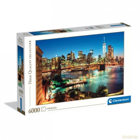 CLEMENTONI 6000 el. HQ Brooklyn Bridge Lights [PUZZLE]