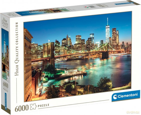 CLEMENTONI 6000 el. HQ Brooklyn Bridge Lights [PUZZLE]