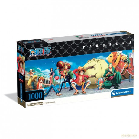 CLEMENTONI PANORAMA 1000 el. COMPACT One Piece [PUZZLE]