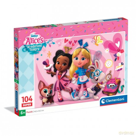 CLEMENTONI SUPER 104 el. Alice's Wonderland Bakery [PUZZLE]