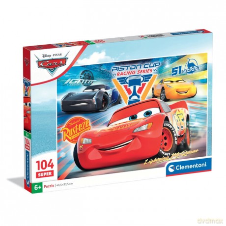 CLEMENTONI SUPER 104 el. Cars [PUZZLE]
