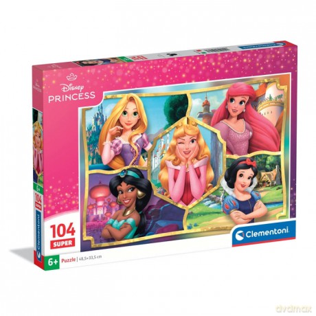CLEMENTONI SUPER 104 el. Princess [PUZZLE]