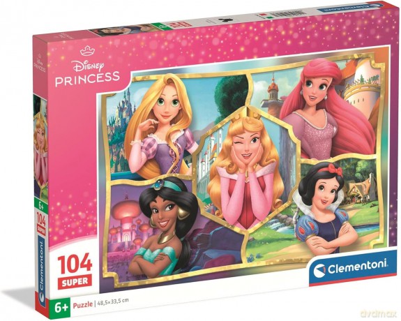 CLEMENTONI SUPER 104 el. Princess [PUZZLE]
