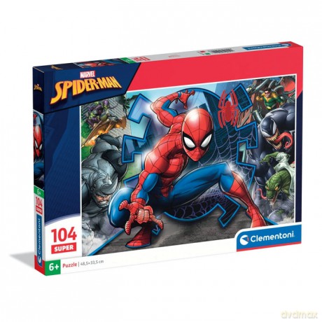 CLEMENTONI SUPER 104 el. SUPER KOLOR Spider-Man [PUZZLE]