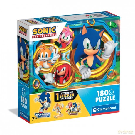CLEMENTONI SUPER 180 el. SUPER KOLOR SONIC [PUZZLE]