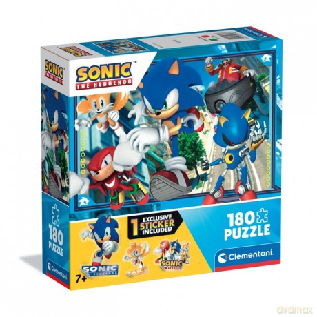 CLEMENTONI SUPER 180 el. SUPER KOLOR SONIC [PUZZLE]