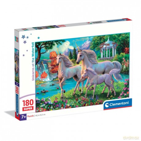 CLEMENTONI SUPER 180 el. Unicorns [PUZZLE]