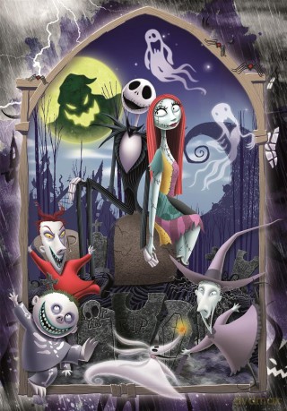 CLEMENTONI SUPER 300 el. Nightmare Before Christmas [PUZZLE]