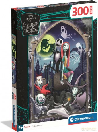 CLEMENTONI SUPER 300 el. Nightmare Before Christmas [PUZZLE]
