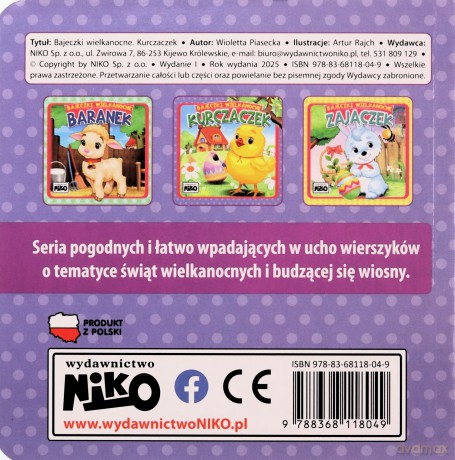Kurczaczek. Bajeczki wielkanocne - Wioletta Piasecka, Artur Rajch [KSIĄŻKA]