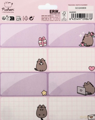 Naklejki na zeszyty Pusheen ELE0331