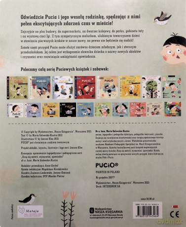 Pucio w mieście. Zabawy językowe dla młodszych i starszych dzieci - Marta Galewska-Kustra [KSIĄŻKA]