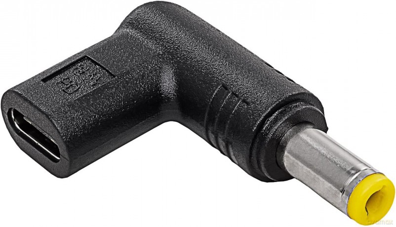 Akyga wtyczka do zasilacza uniwersalnego AK-ND-C01 USB-C / 5.5 x 2.5 mm 19.5V
