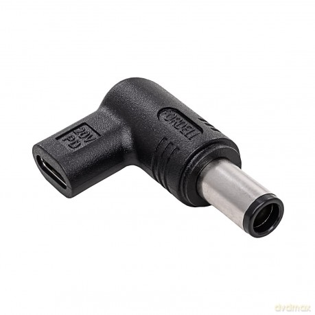 Akyga wtyczka do zasilacza uniwersalnego AK-ND-C08 USB-C / 7.4 x 5.0 mm + pin DELL 20V
