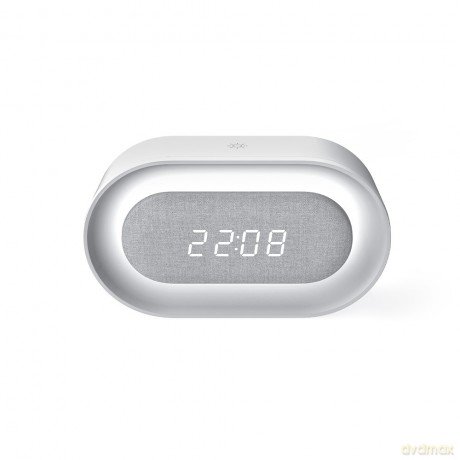 Budzik z nocną lampką LED PURE FNL-07 AKSEL biały podłużny Forever Light