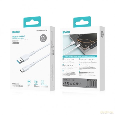 BWOO Kabel USB do USB-C 3A, 2 m