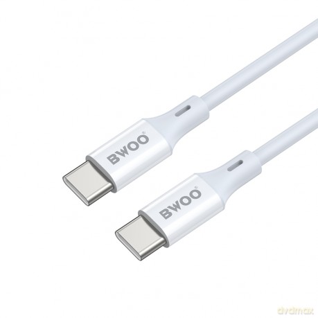 BWOO Kabel USB-C do USB-C 60W, TPE + ABS, 2 m