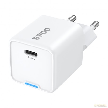 BWOO Ładowarka sieciowa GaN 30W z portem USB-C