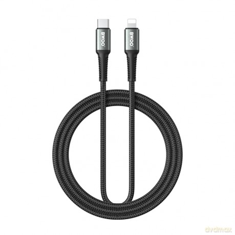 BWOO Pleciony kabel USB-C do Lightning 30W, 2 m