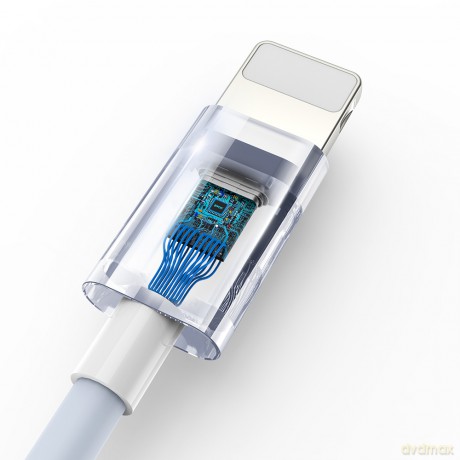 BWOO słuchawki BO-HF10 Wired Earphone lightning stereo białe