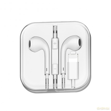 BWOO słuchawki BO-HF10 Wired Earphone lightning stereo białe