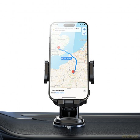 BWOO uchwyt samochodowy BO-ZJ125 Dashboard car holder ABS+silicon+aluminum