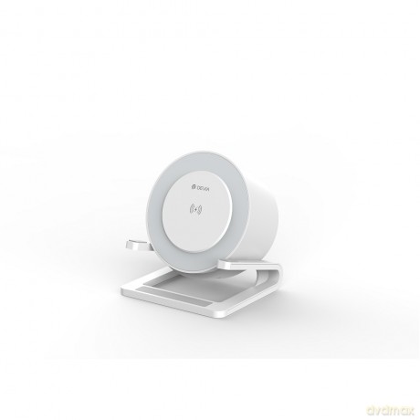 Devia głośnik Bluetooth I-M3 z wbudowaną ładowarką indukcyjną 15W i lampką