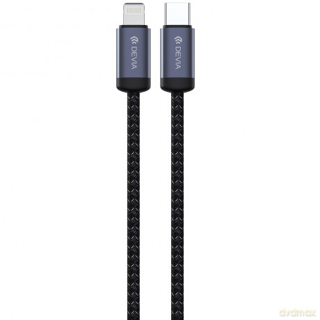 Devia kabel Gracious EC645 PD USB-C - Lightning 1,0 m 27W 3A czarny