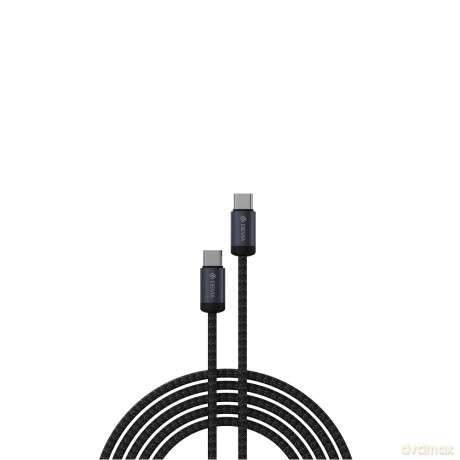 Devia kabel Gracious EC646 PD USB-C - USB-C 1,0 m 60W 3A czarny